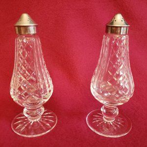 Crystal Salt and Pepper Shakers